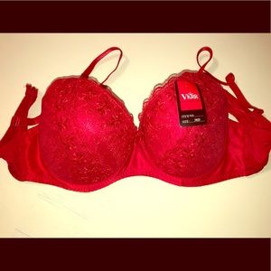 Red Lace Bra